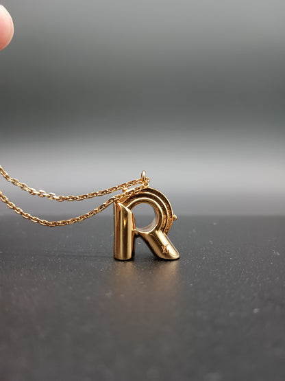 LOUIS VUITTON LV & ME R Initial Necklace