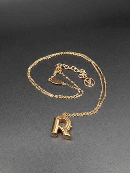 LOUIS VUITTON LV & ME R Initial Necklace