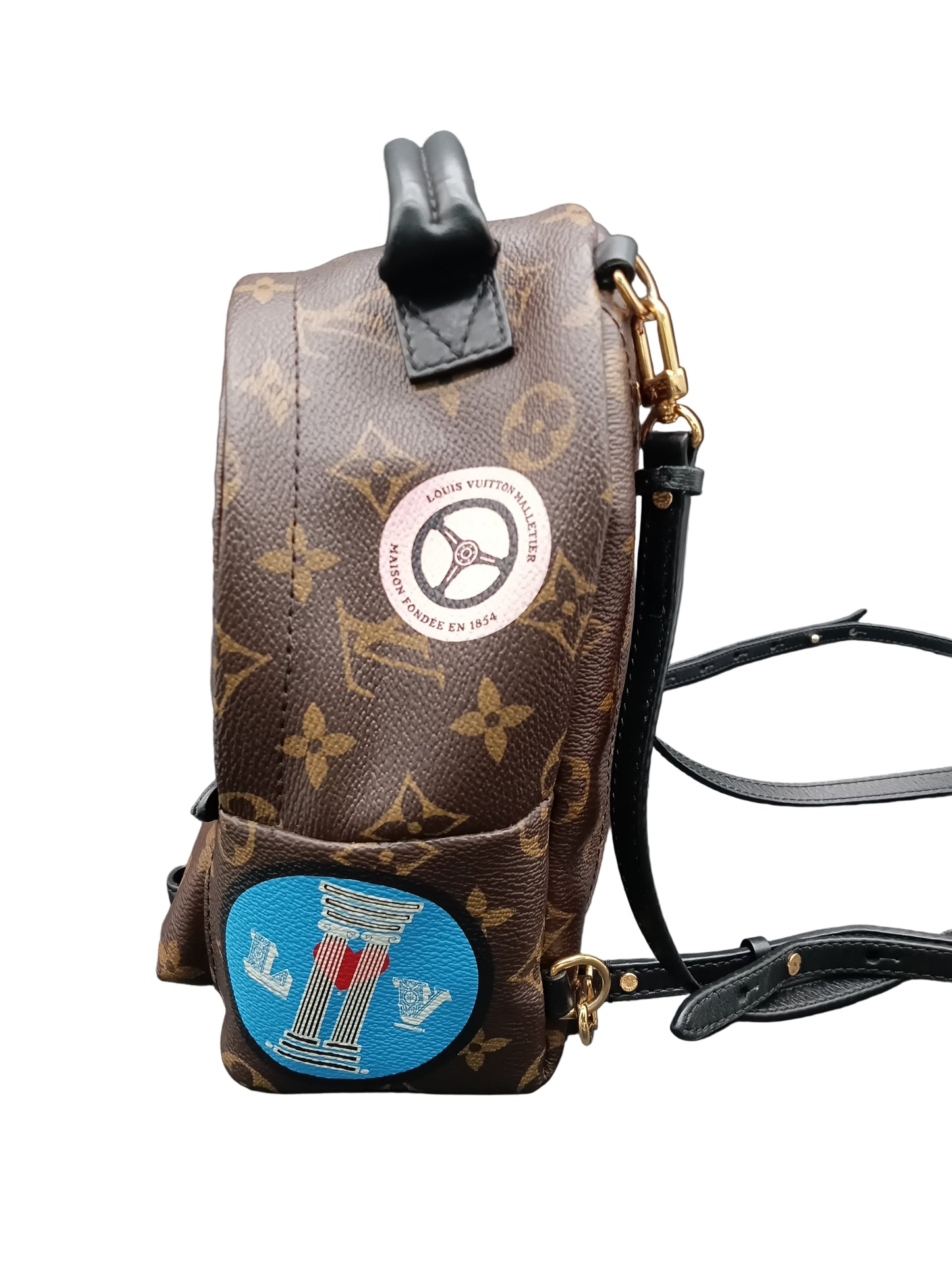 LOUIS VUITTON Monogram Palm Spring Mini World Tour