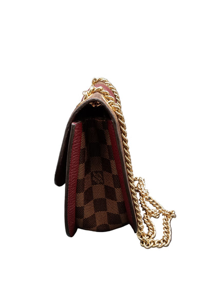 LOUIS VUITTON Damier Ebene Cuir Taurillon Wight