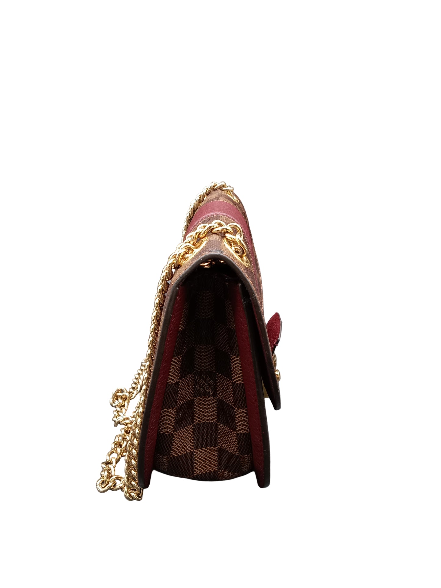LOUIS VUITTON Damier Ebene Cuir Taurillon Wight
