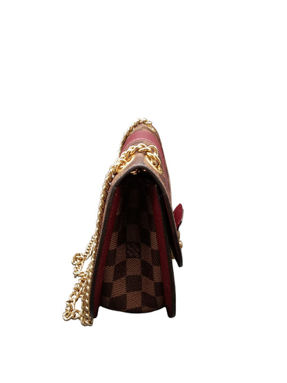 LOUIS VUITTON Damier Ebene Cuir Taurillon Wight