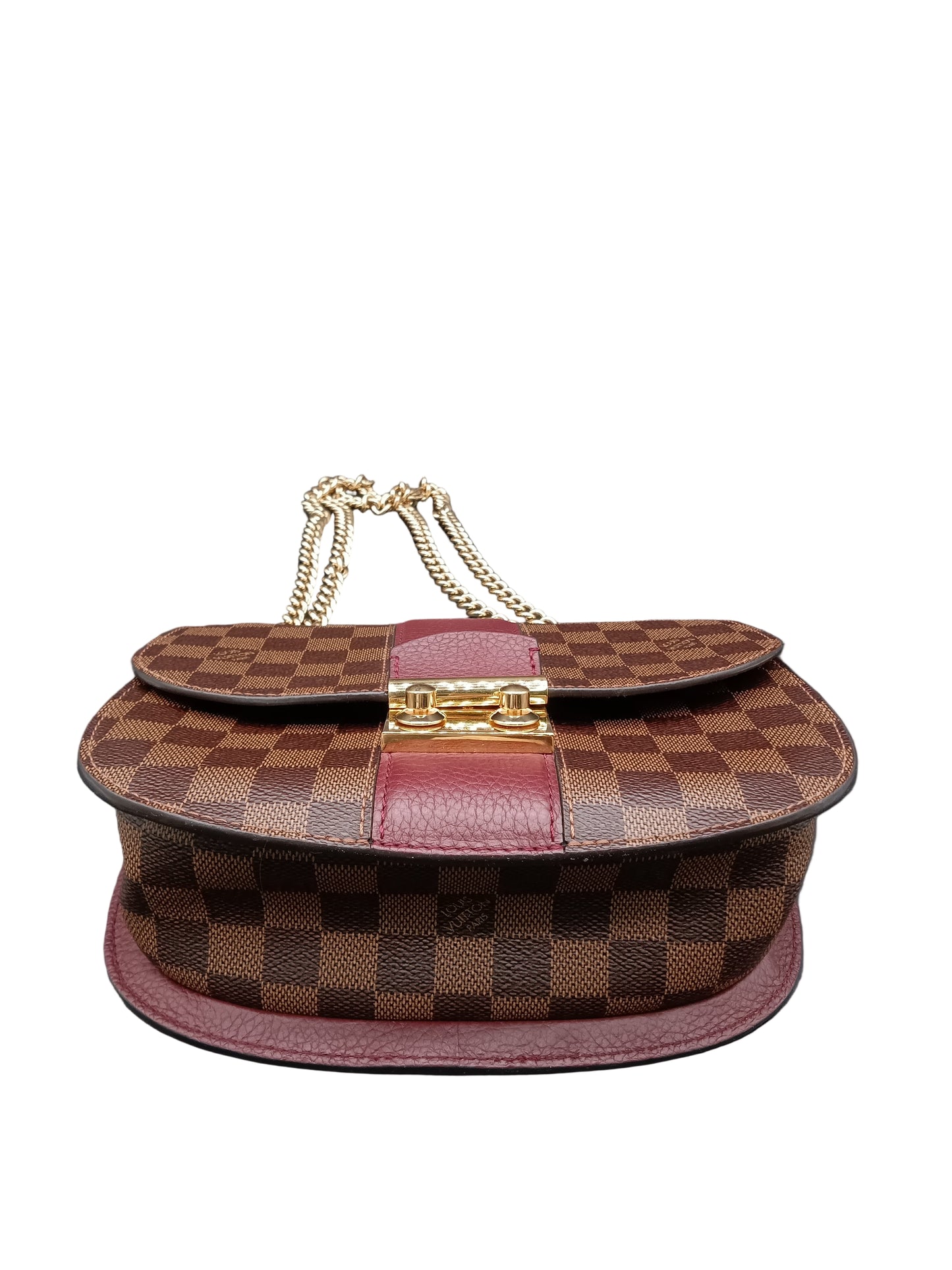 LOUIS VUITTON Damier Ebene Cuir Taurillon Wight