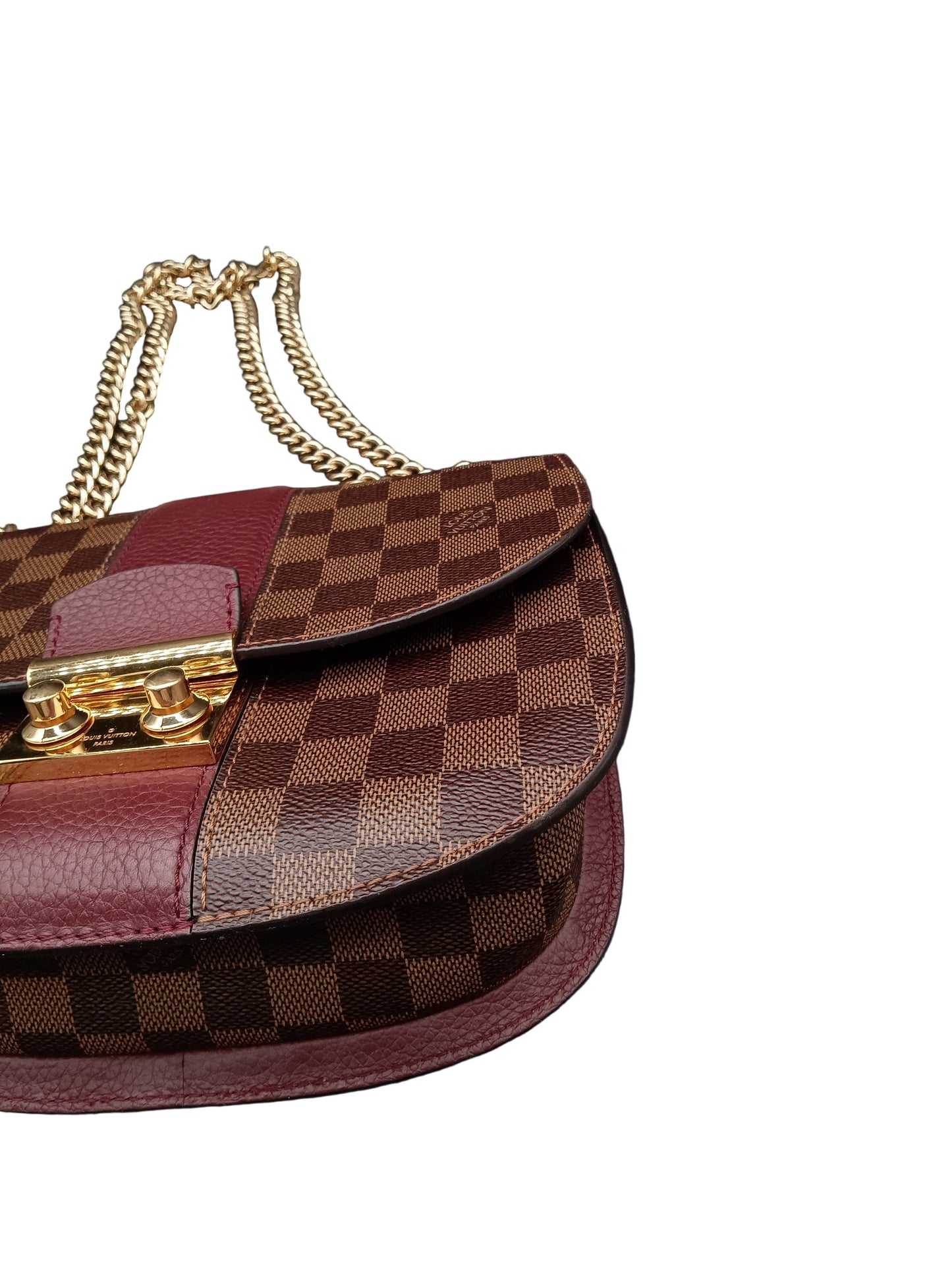 LOUIS VUITTON Damier Ebene Cuir Taurillon Wight