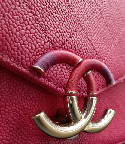 CHANEL Caviar Coco Mark Stitch