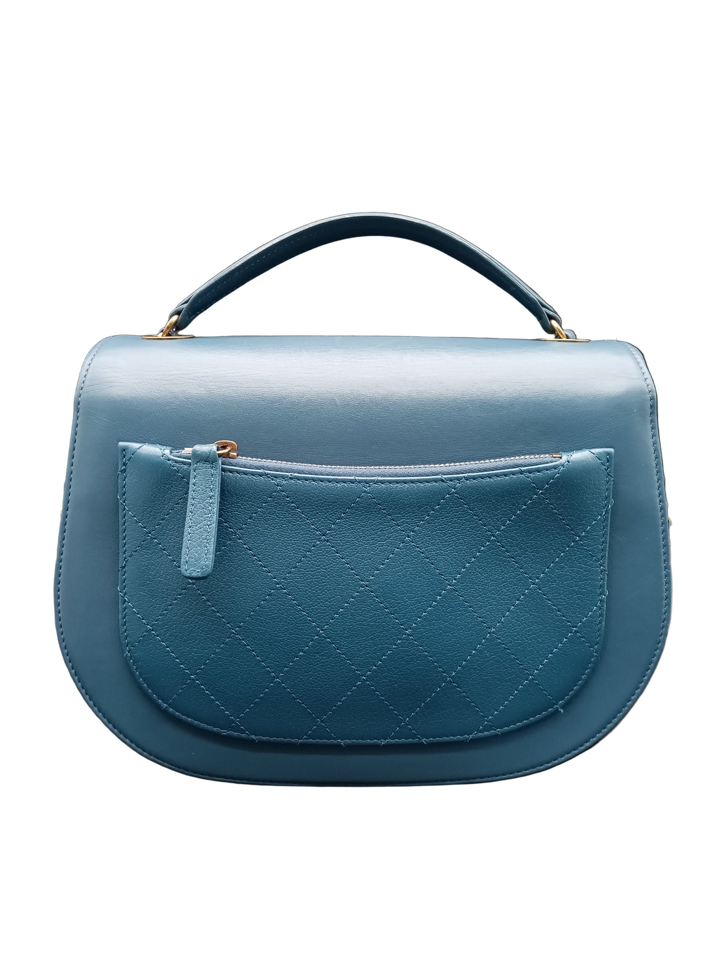 CHANEL Calfskin Goatskin Coco Curve Flap