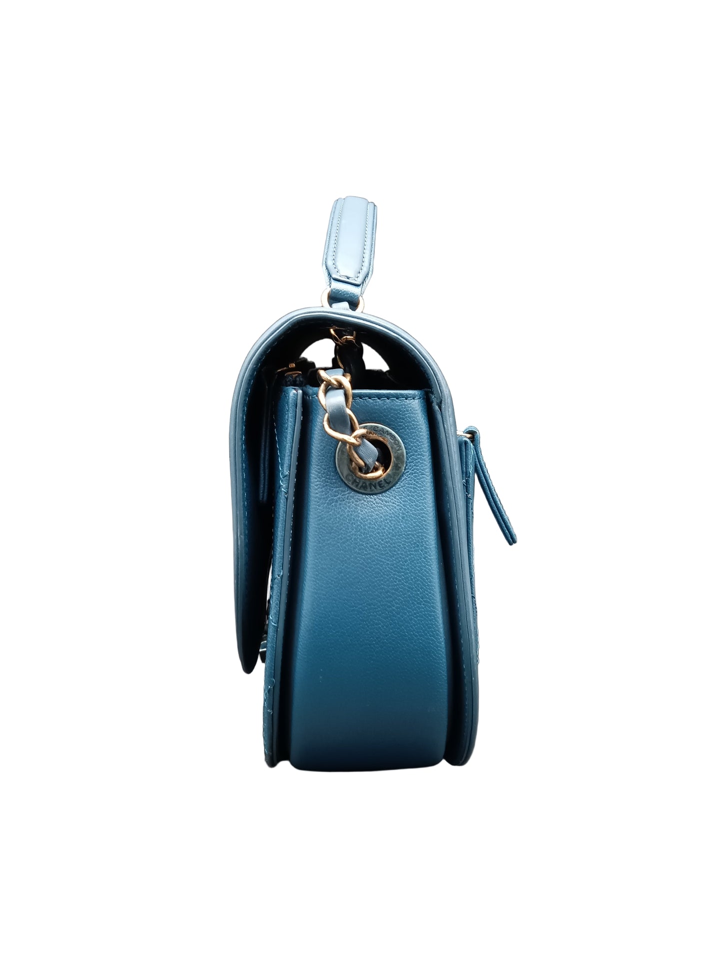 CHANEL Calfskin Goatskin Coco Curve Flap