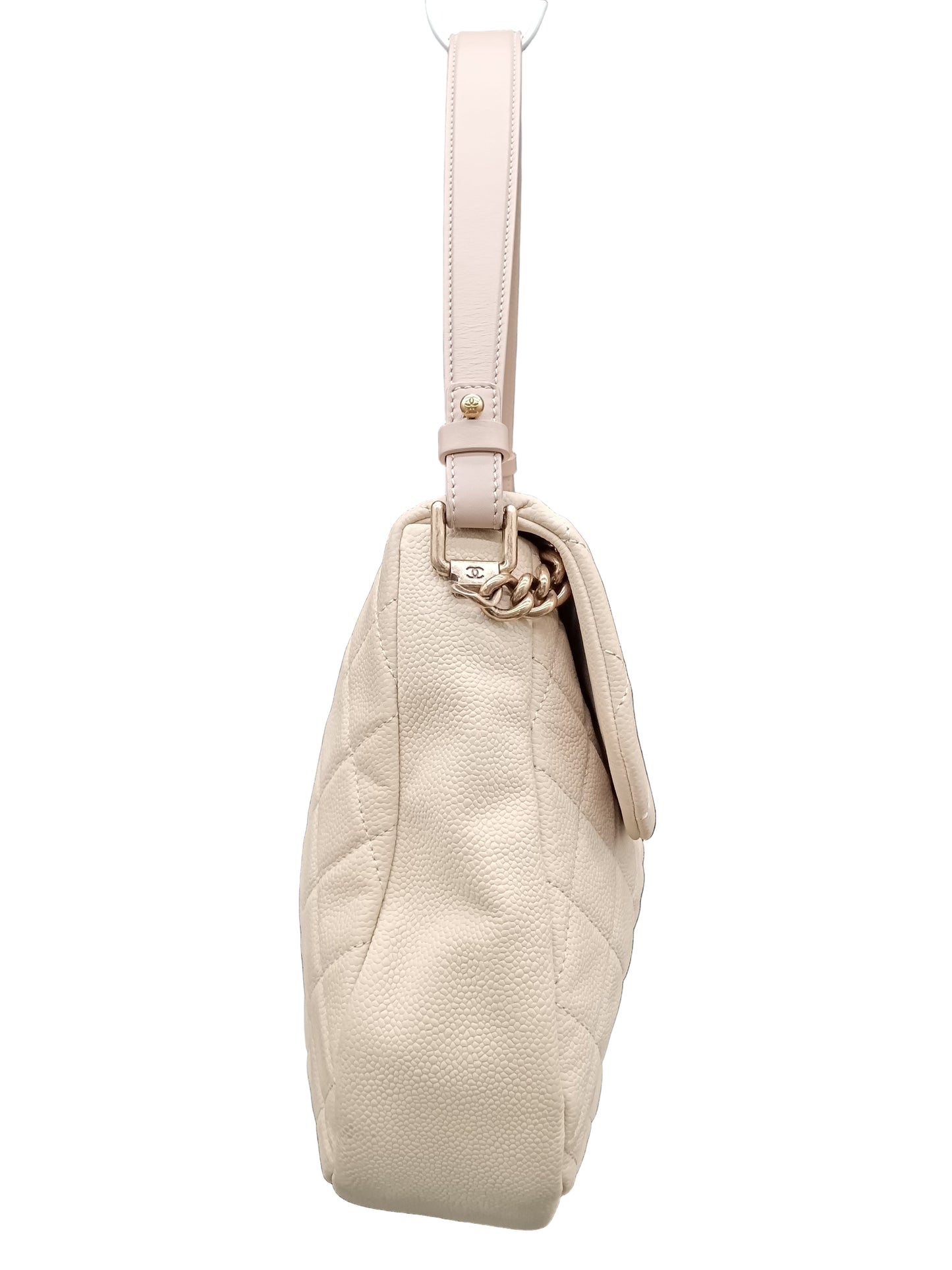 CHANEL Caviar Country Chic Messenger Bag