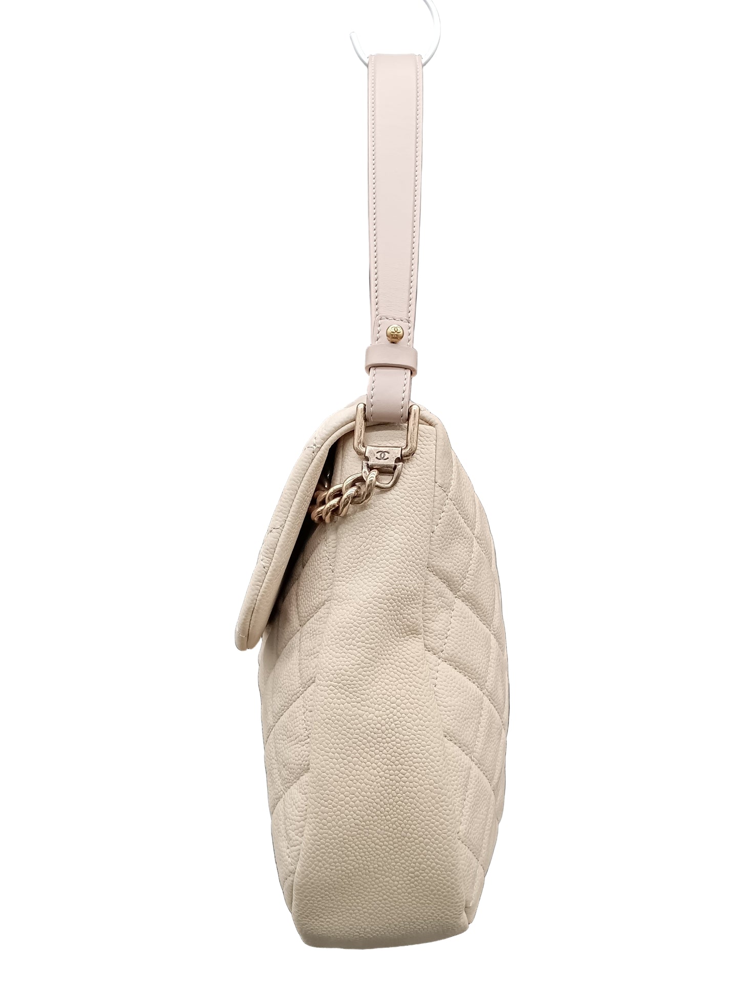 CHANEL Caviar Country Chic Messenger Bag