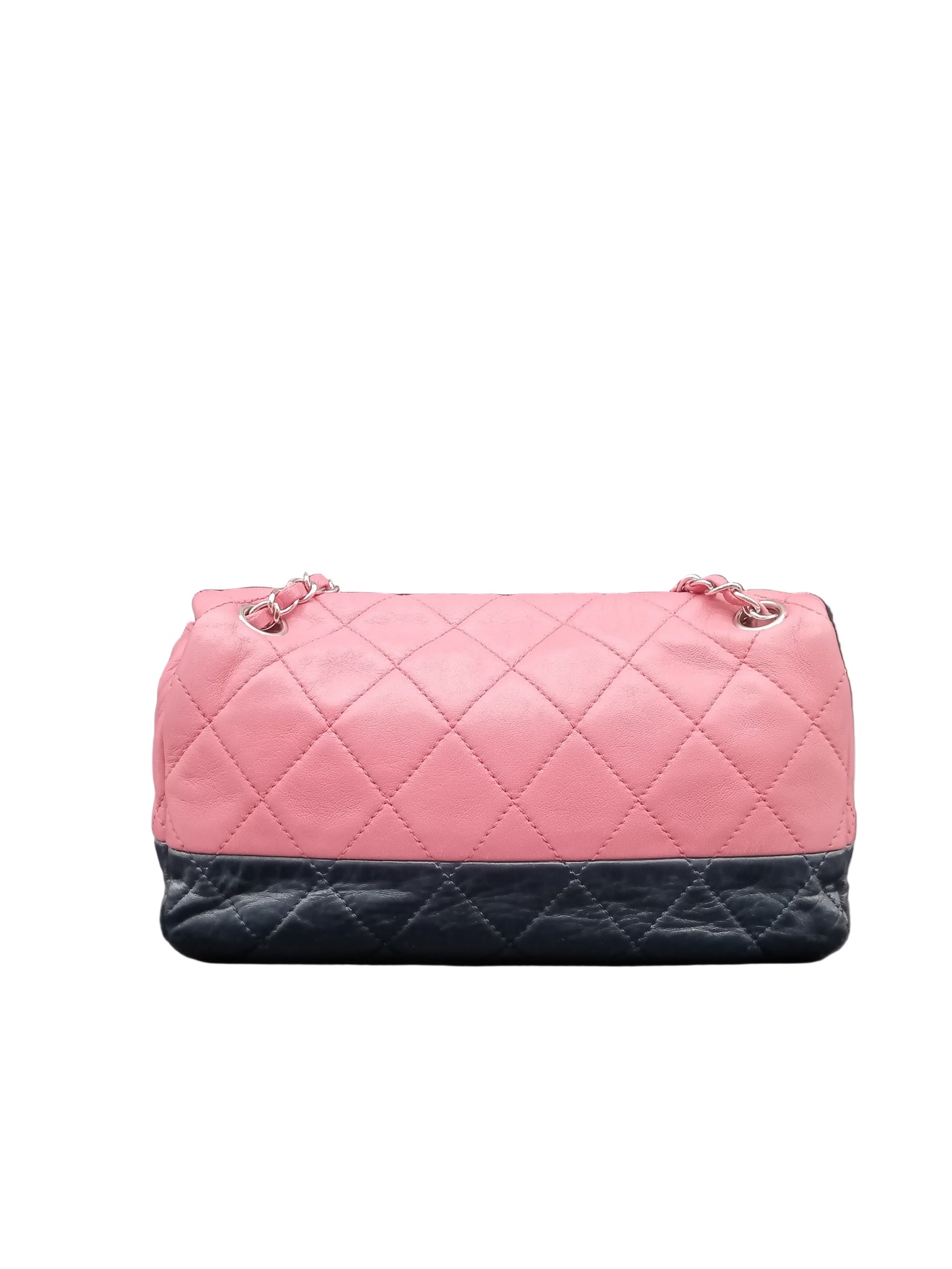 CHANEL Lamb Bicolor Flap