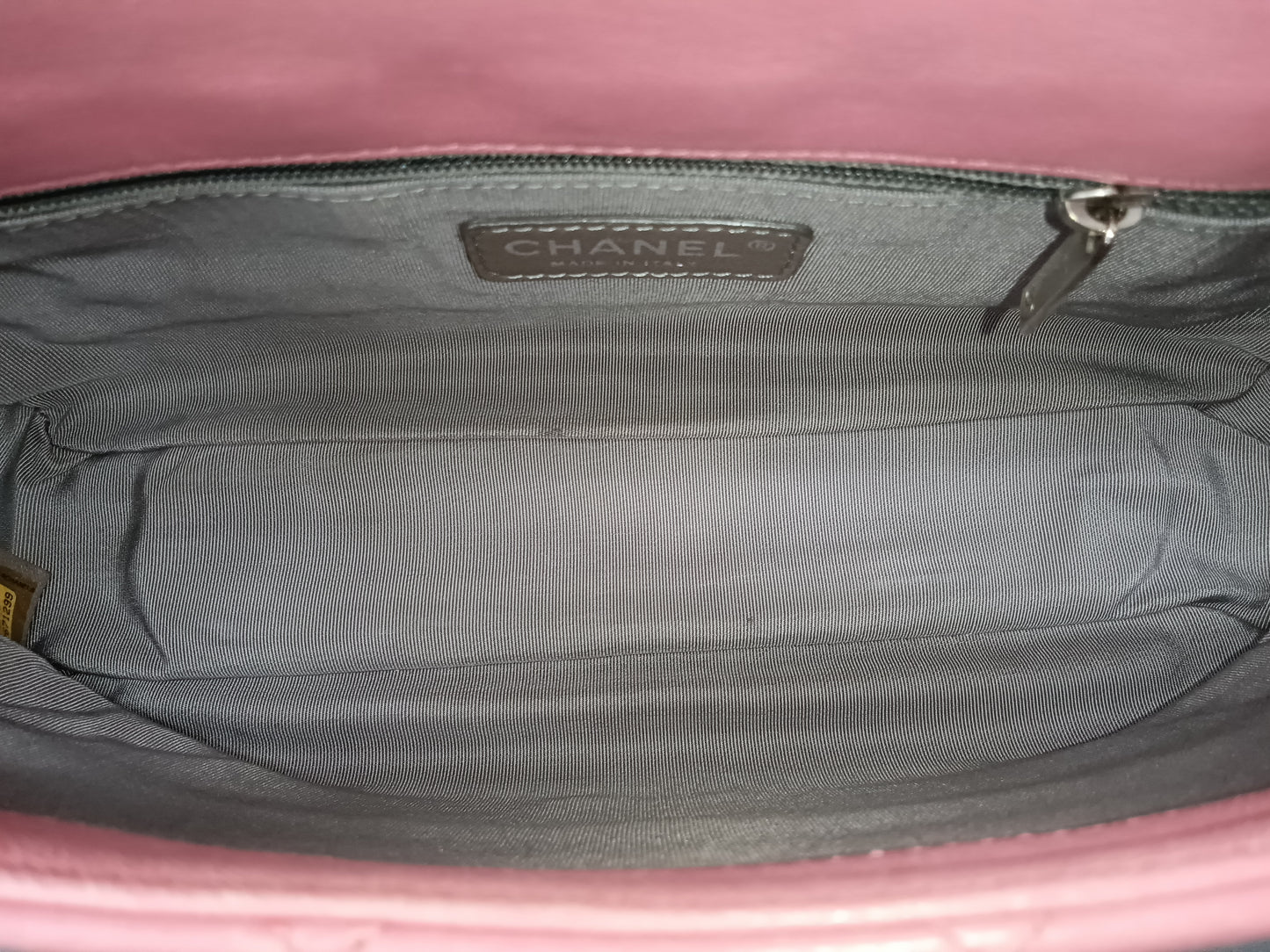 CHANEL Lamb Bicolor Flap