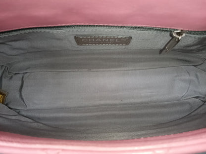 CHANEL Lamb Bicolor Flap