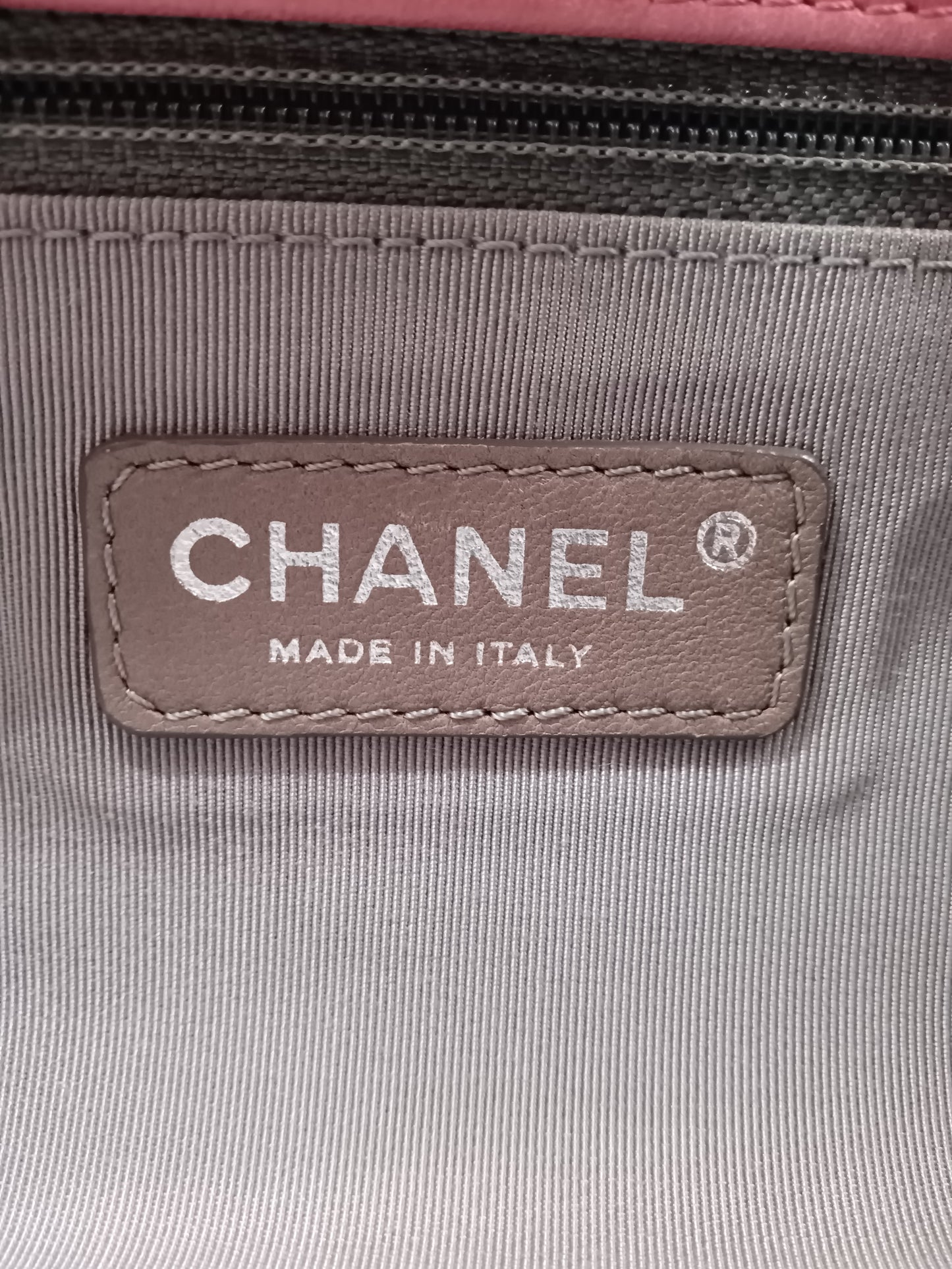 CHANEL Lamb Bicolor Flap