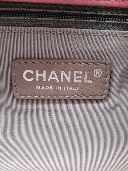 CHANEL Lamb Bicolor Flap