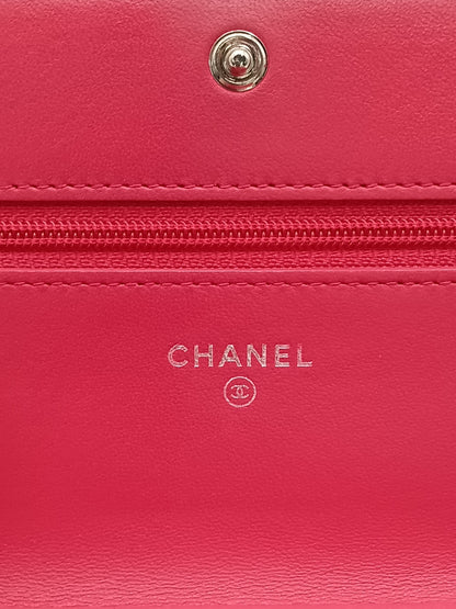 CHANEL Lambskin Leboy Wallet on Chain