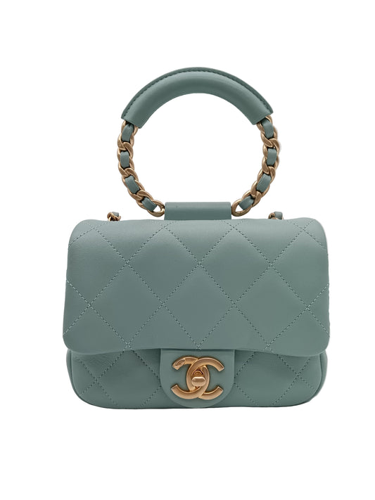 CHANEL Lambskin In The Loop Flap
