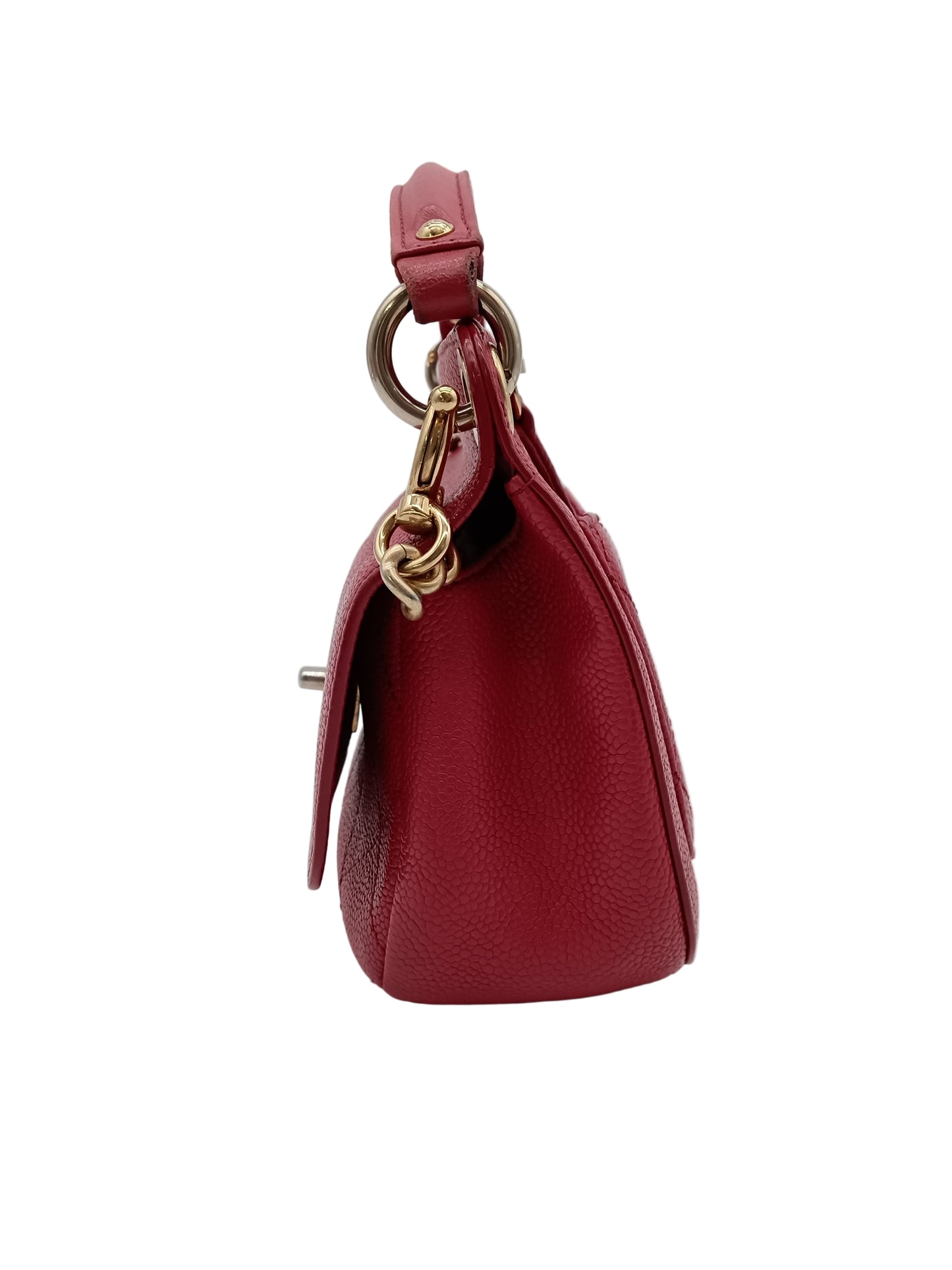 CHANEL Caviar Top Handle Flap