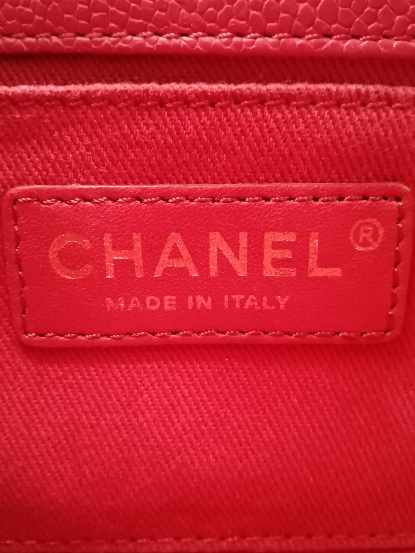 CHANEL Caviar Top Handle Flap