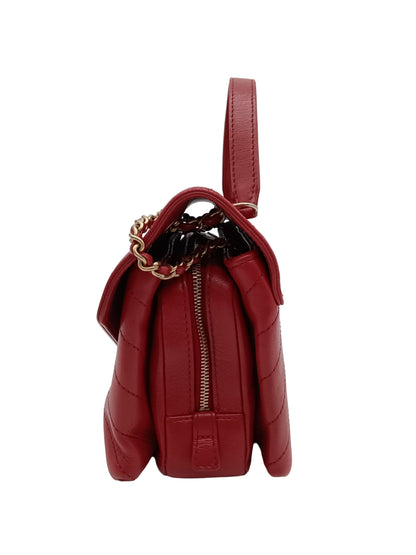CHANEL Lambskin Coco Chevron Envelope Flap