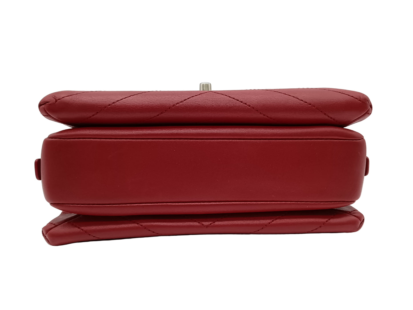 CHANEL Lambskin Coco Chevron Envelope Flap