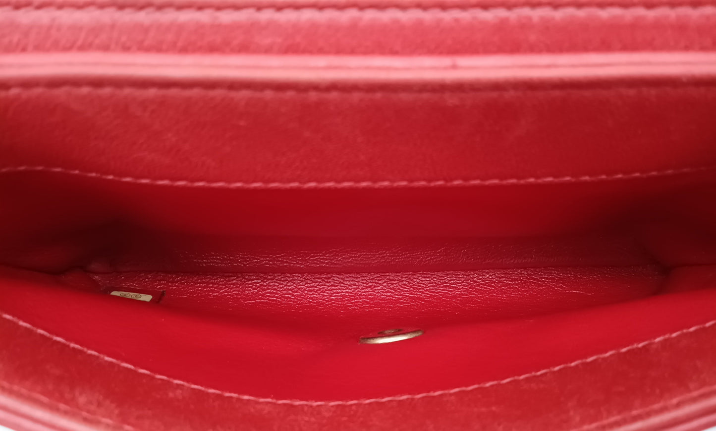 CHANEL Lambskin Coco Chevron Envelope Flap