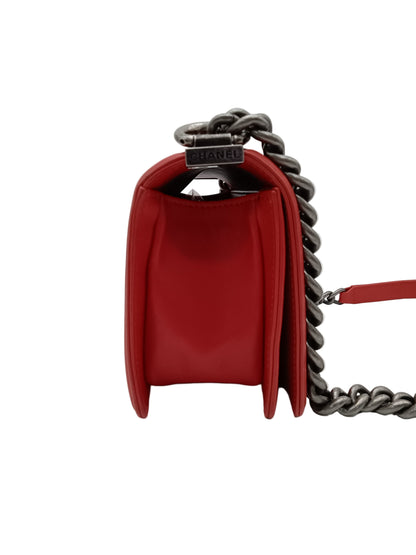 CHANEL Lambskin V-Stitch Leboy