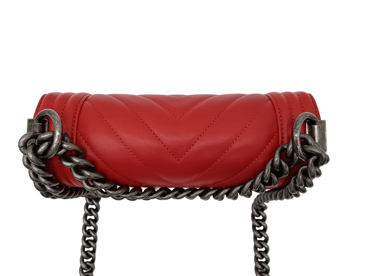 CHANEL Lambskin V-Stitch Leboy