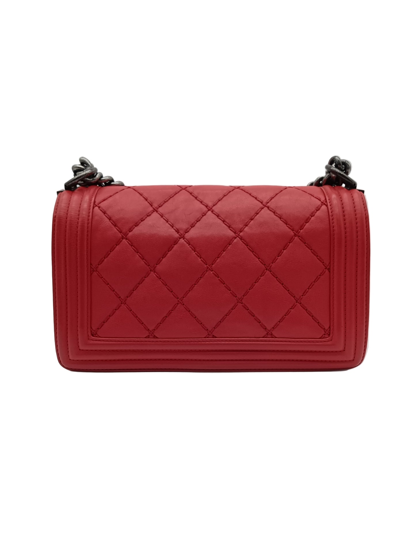 CHANEL Calfskin Wildstitch Leboy