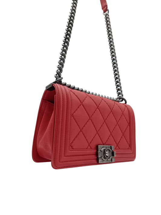CHANEL Calfskin Wildstitch Leboy