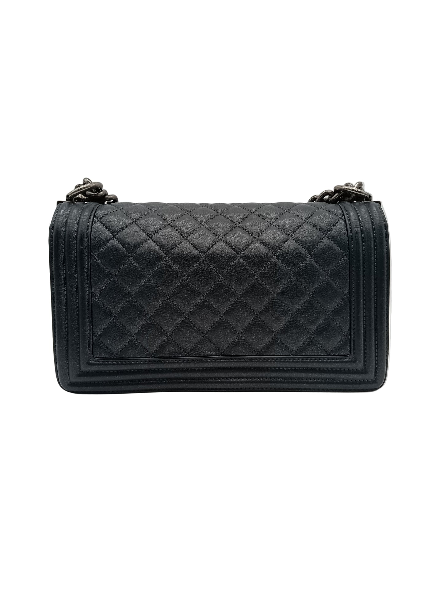 CHANEL Calfskin Quilted Leboy