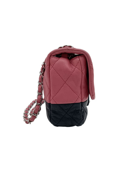 CHANEL Lamb Bicolor Flap