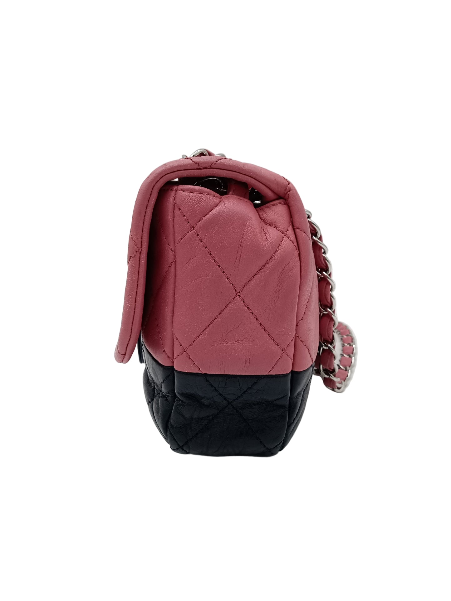 CHANEL Lamb Bicolor Flap