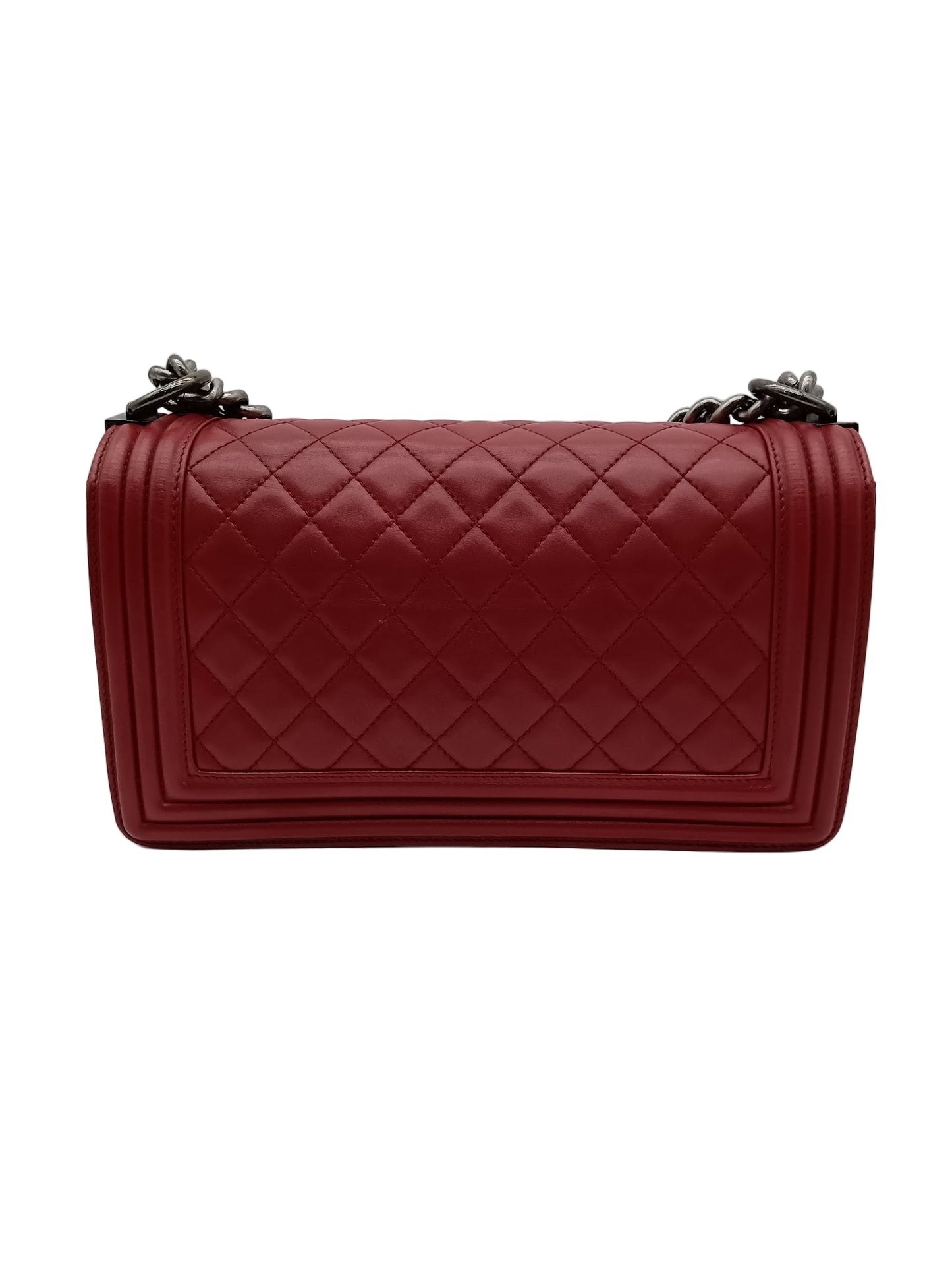 CHANEL Lambskin Quilted Leboy