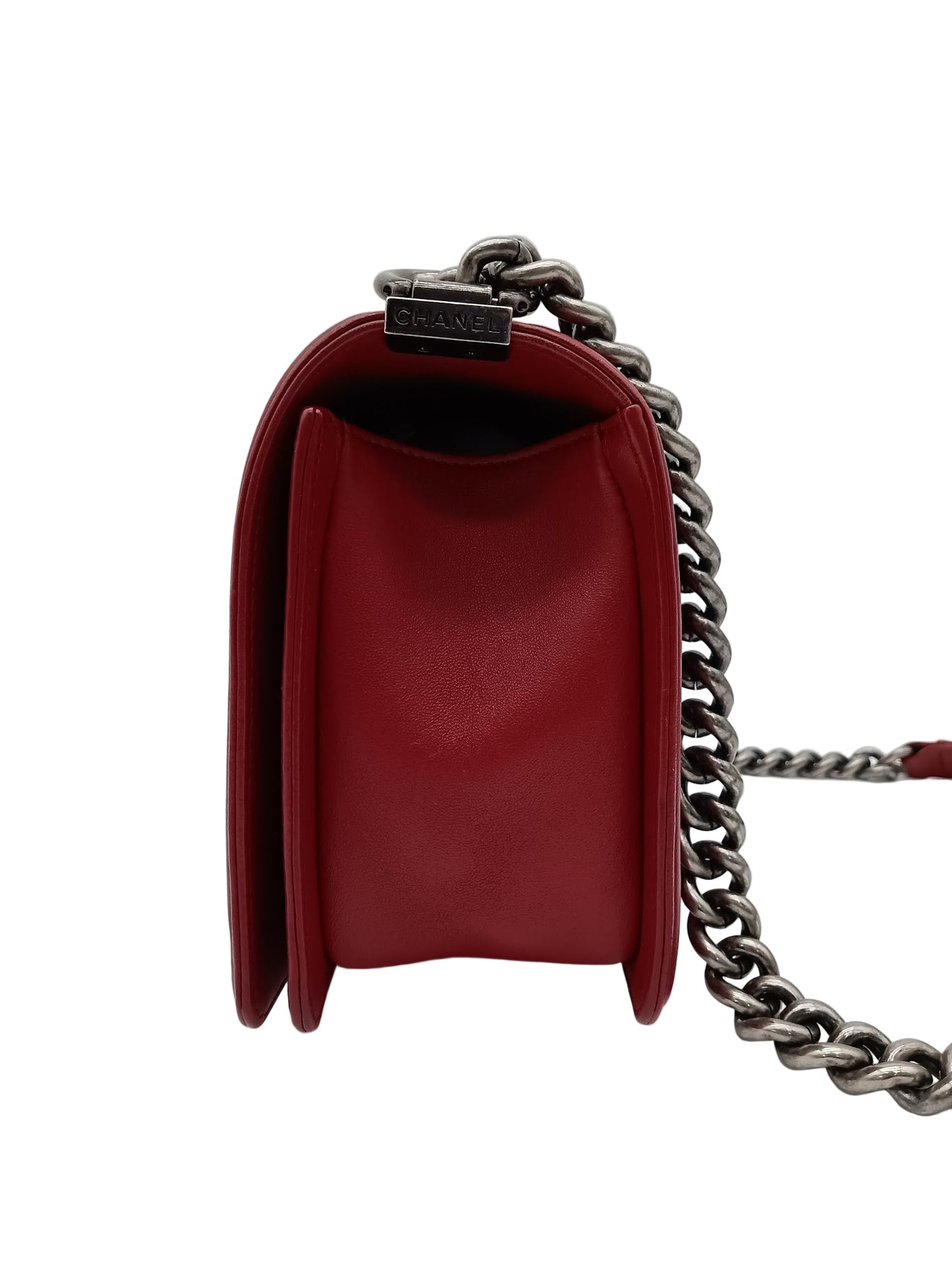 CHANEL Lambskin Quilted Leboy