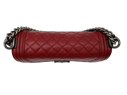 CHANEL Lambskin Quilted Leboy