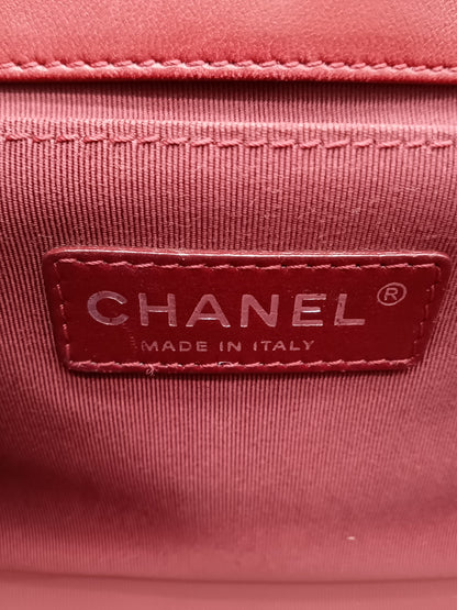 CHANEL Lambskin Quilted Leboy