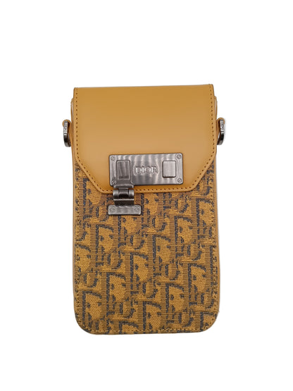 DIOR Oblique Calfskin Vertical Pouch