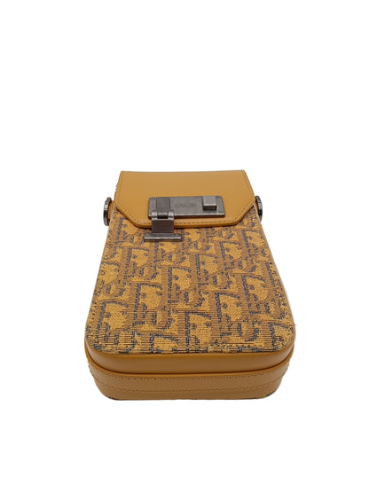 DIOR Oblique Calfskin Vertical Pouch