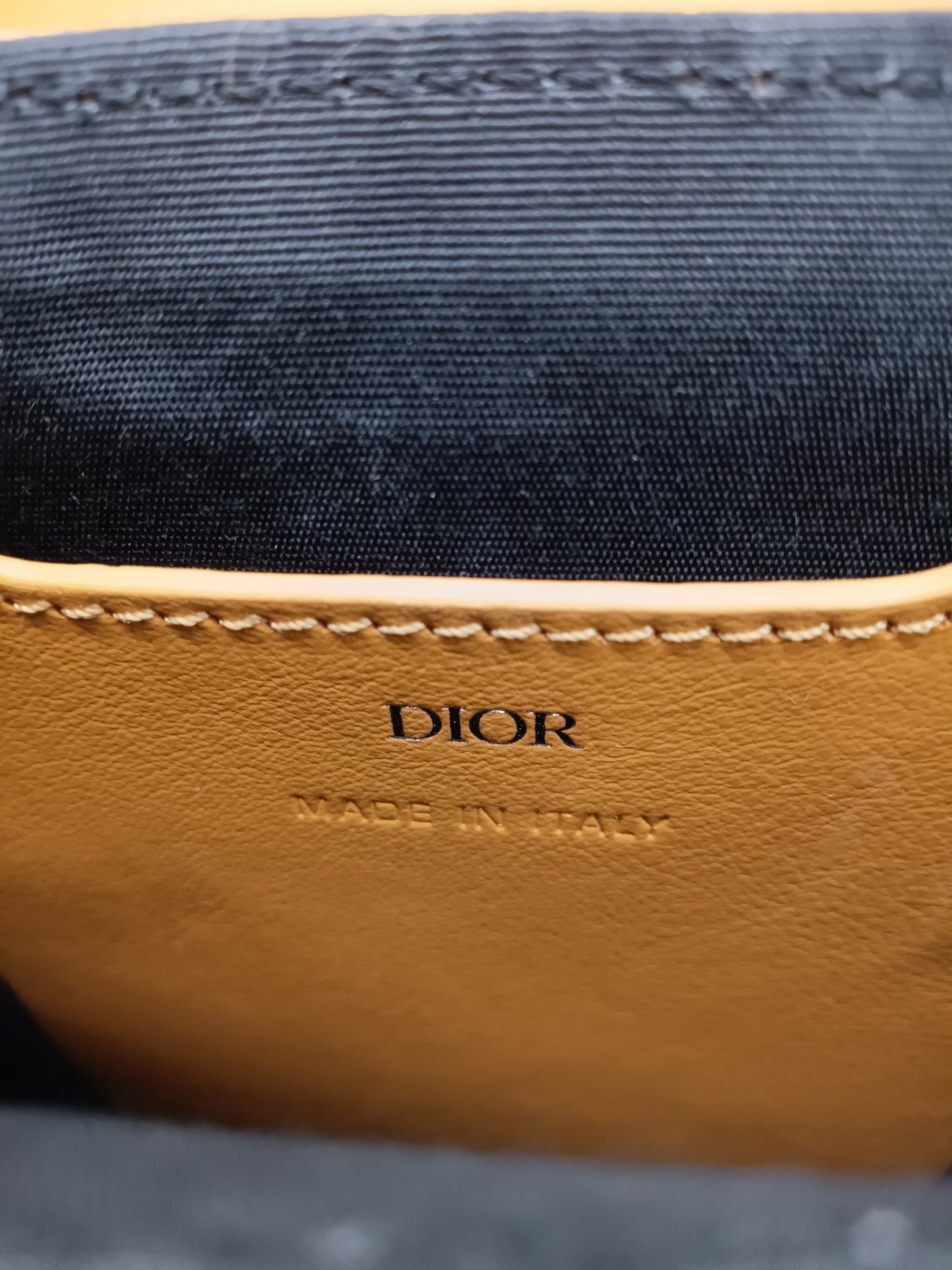DIOR Oblique Calfskin Vertical Pouch