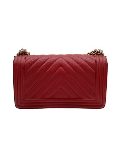 CHANEL Caviar Chevron Leboy