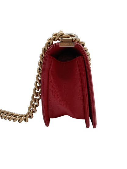 CHANEL Caviar Chevron Leboy
