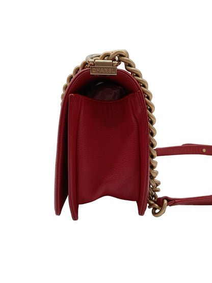 CHANEL Caviar Chevron Leboy