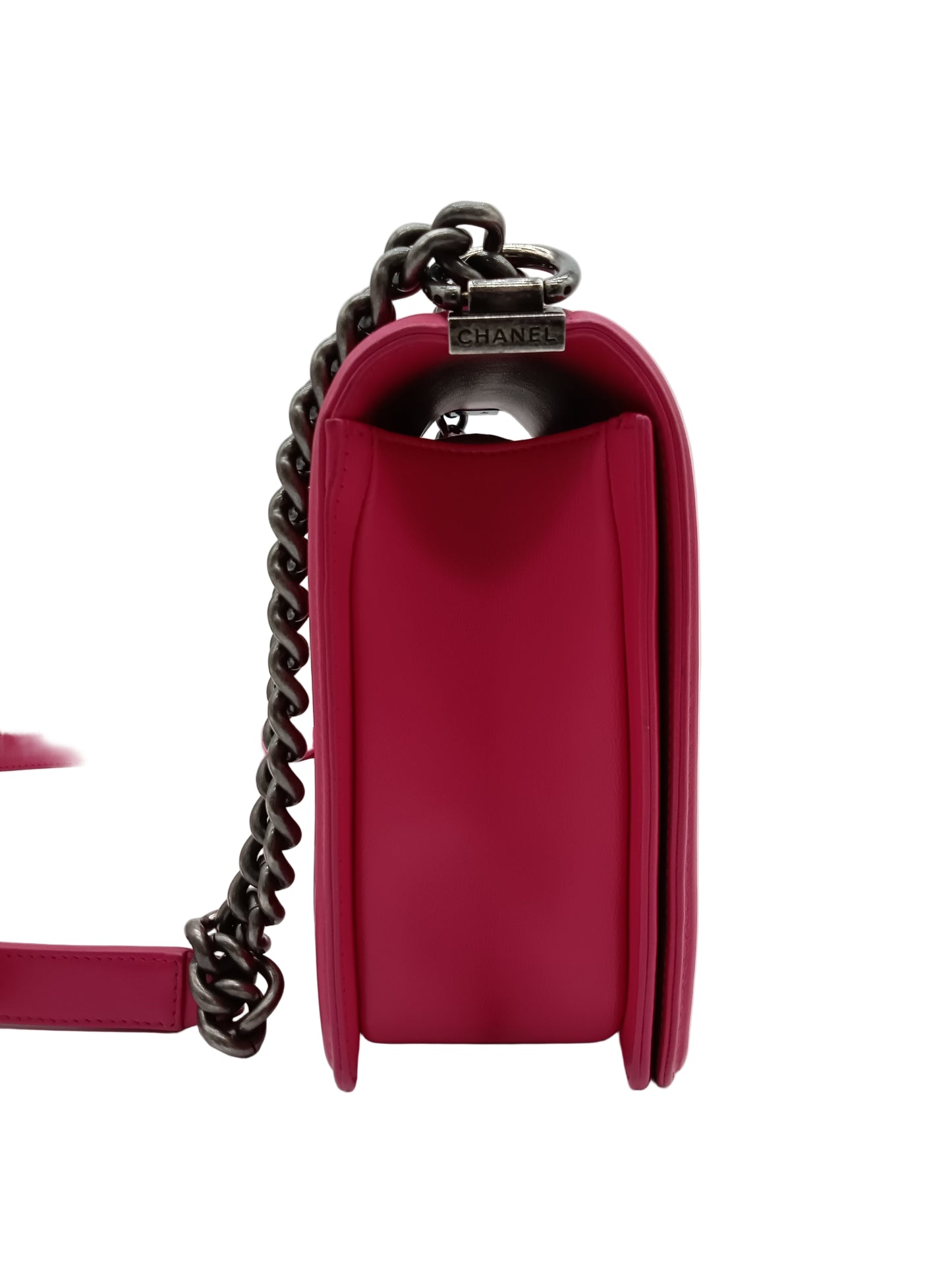CHANEL Lambskin Quilted Leboy
