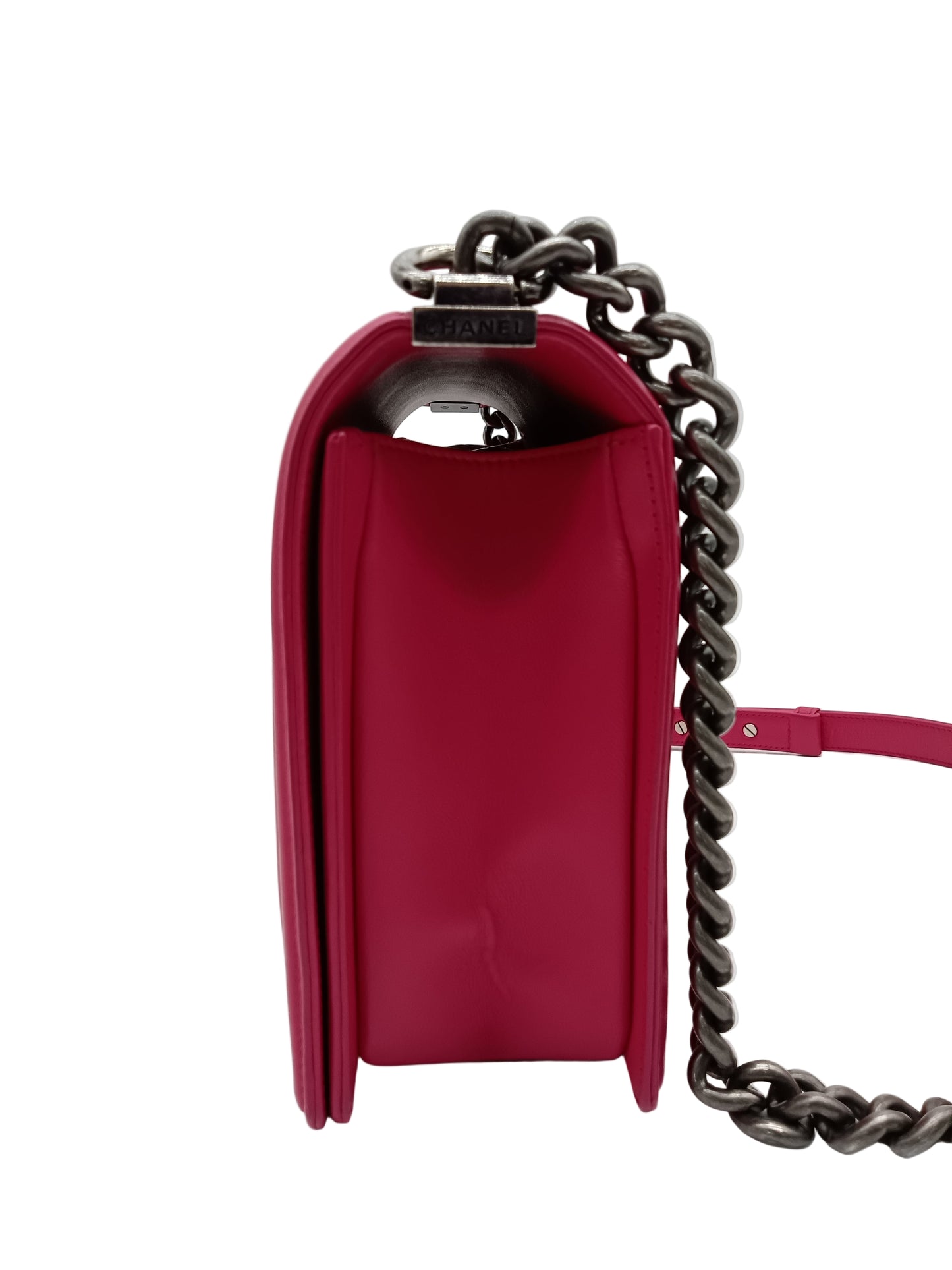 CHANEL Lambskin Quilted Leboy