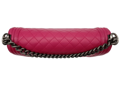CHANEL Lambskin Quilted Leboy
