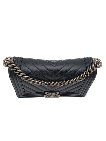 CHANEL Caviar V-Stitch Leboy