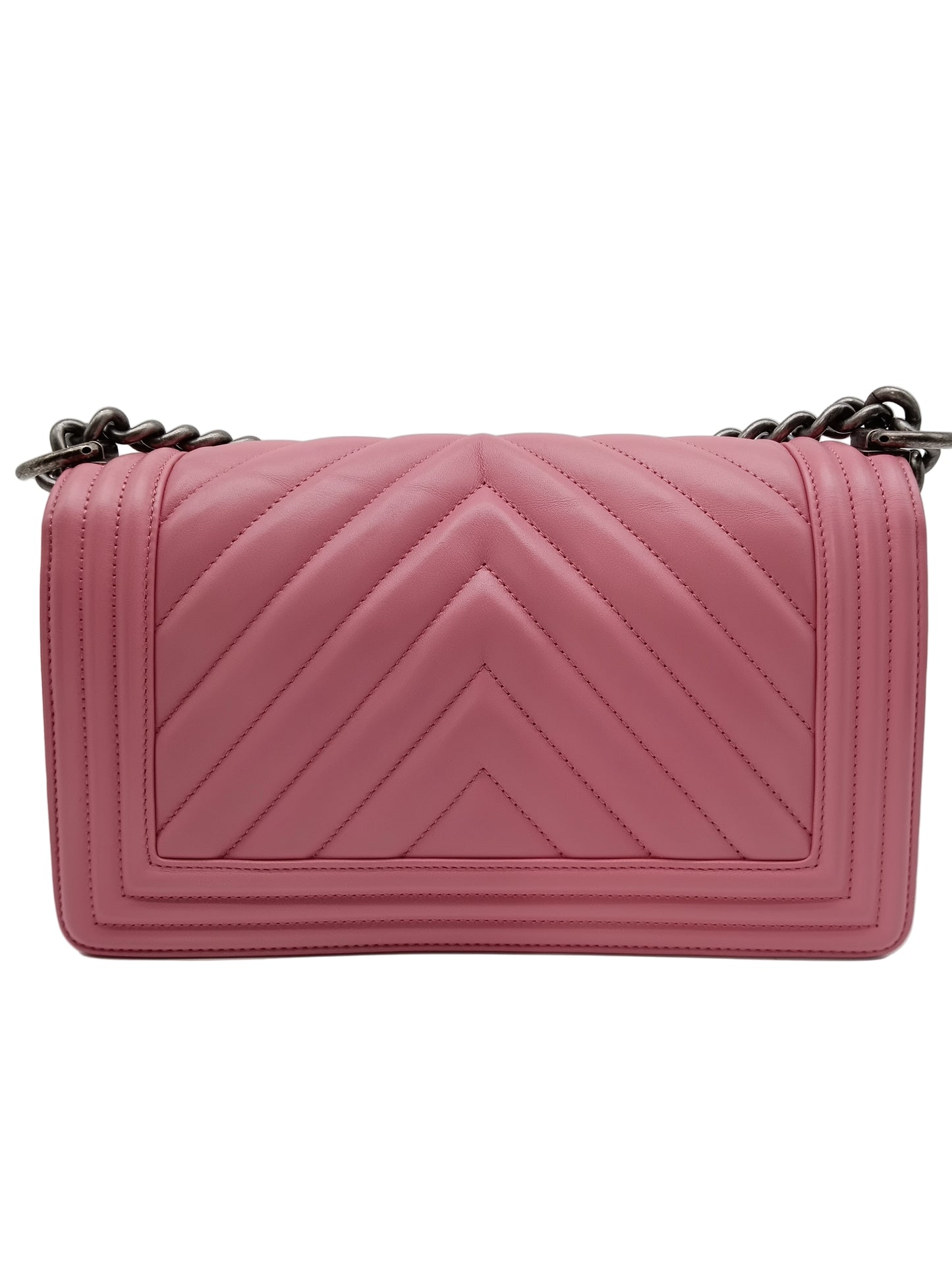 CHANEL Lambskin V-Stitch Leboy