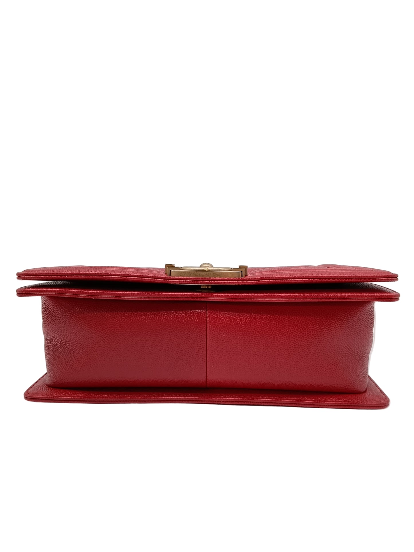 CHANEL Caviar V-Stitch Leboy