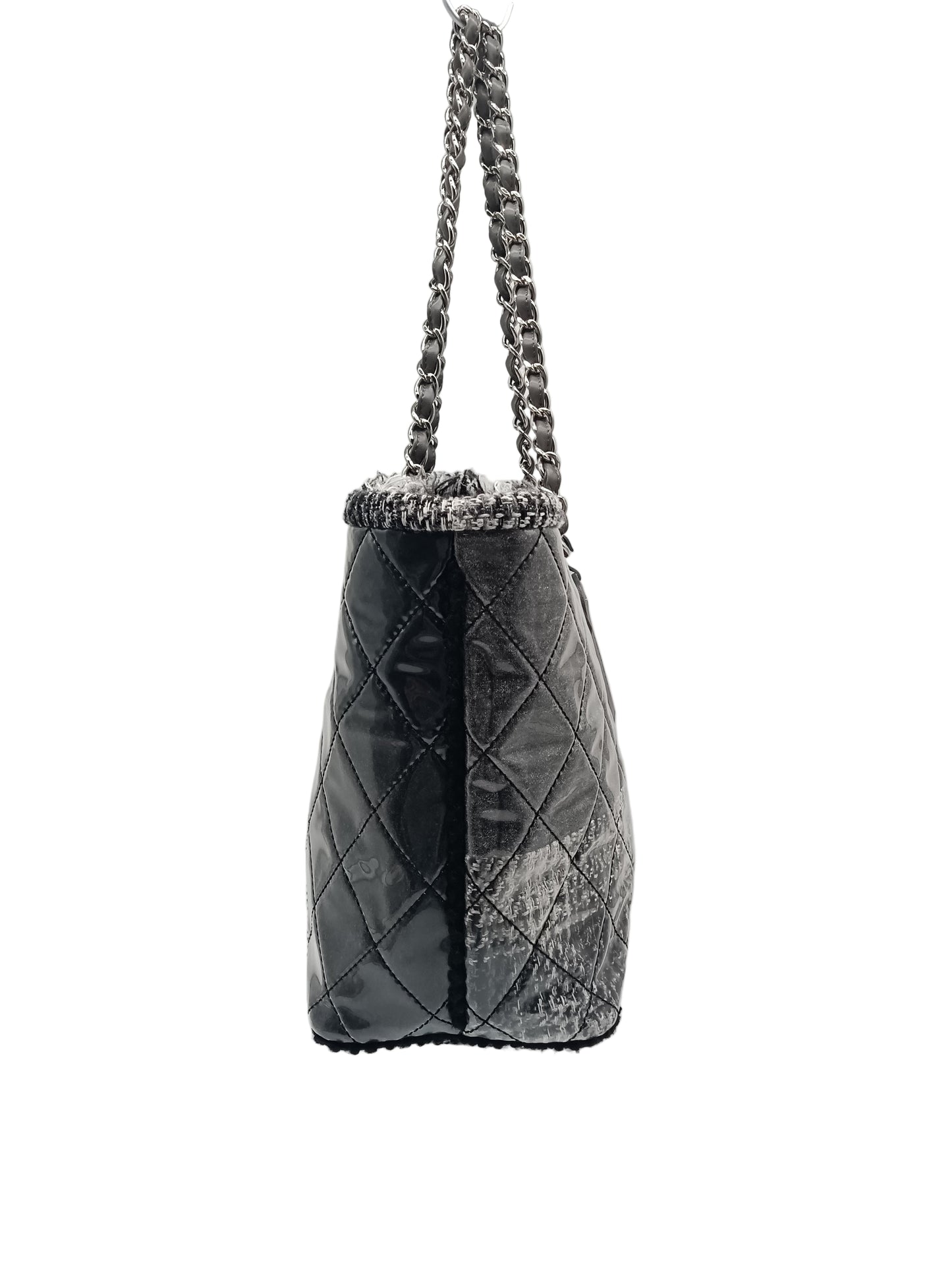 CHANEL Fantasy Tweed Quilted Tote