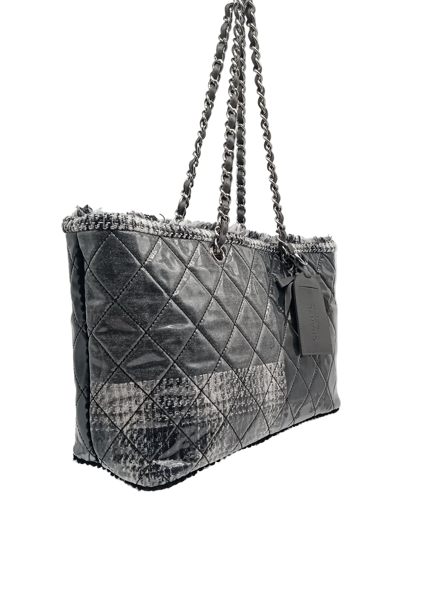 CHANEL Fantasy Tweed Quilted Tote